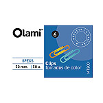 Clips Olami color Nº6 51mm 50u