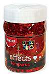 Tempera Colorpeps rojo glitter