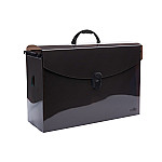 Maleta plast. Dello archivo ahumado c/10 carp.