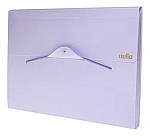 Clasificador plast. Dello A4 12 div. lila pastel